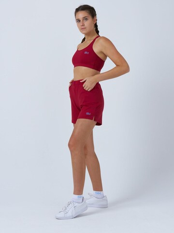 SPORTKIND Loosefit Sportbroek 'Bermuda Shorts' in Rood