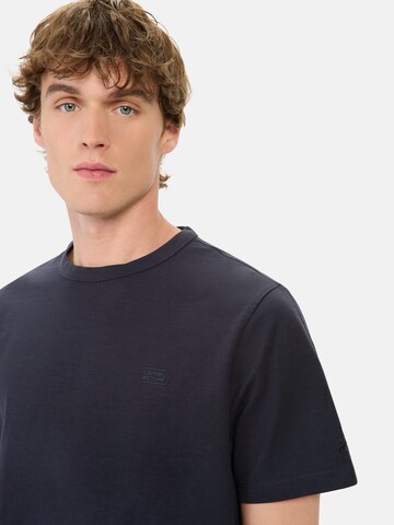 CAMEL ACTIVE Organic T-Shirt aus reiner Baumwolle in Blau