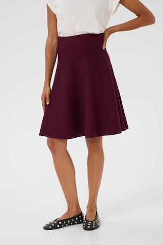CULTURE Skirt in Red: front