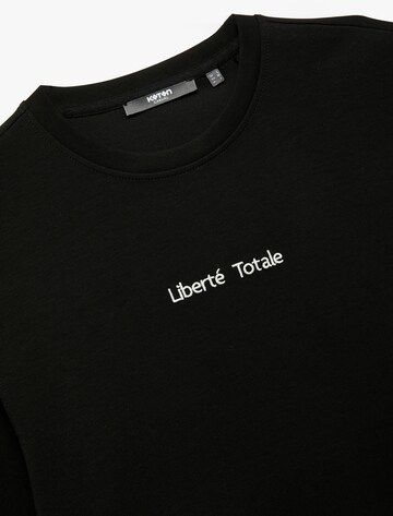 Koton Sweatshirt in Schwarz