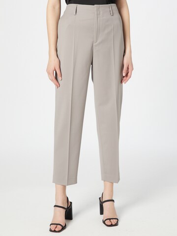 Filippa K Pleat-front trousers 'Karlie' in Grey: front