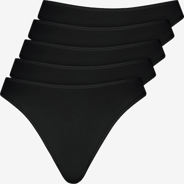 Nur Die Thong in Black: front