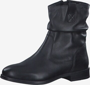 s.Oliver Ankle Boots in Black: front