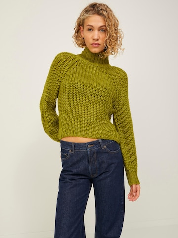 JJXX Пуловер 'Kelvy' в зелено: отпред