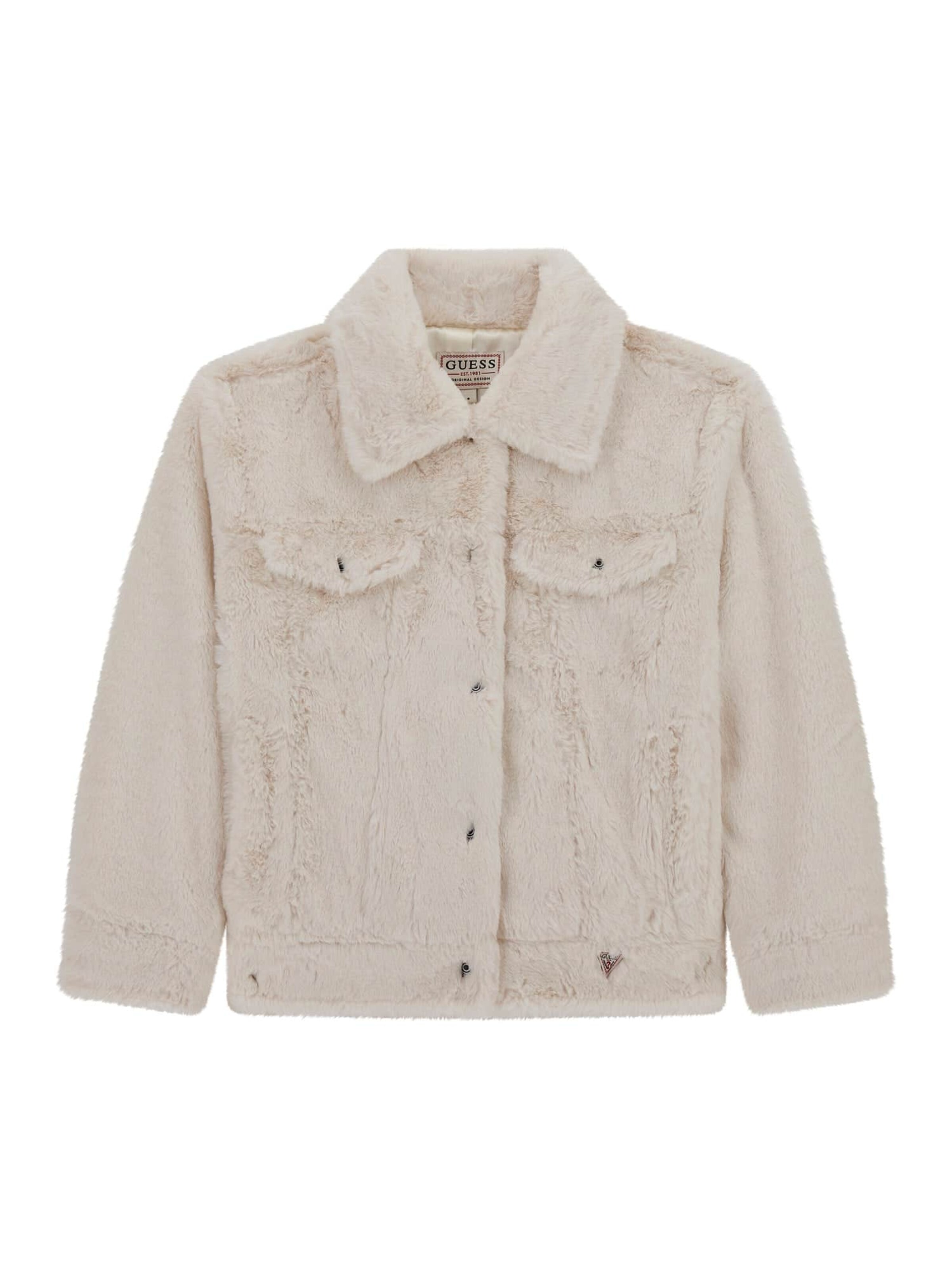 GUESS Between-Season Jacket in White: front