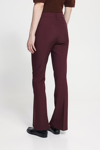 ICHI Flared Broek in Rood