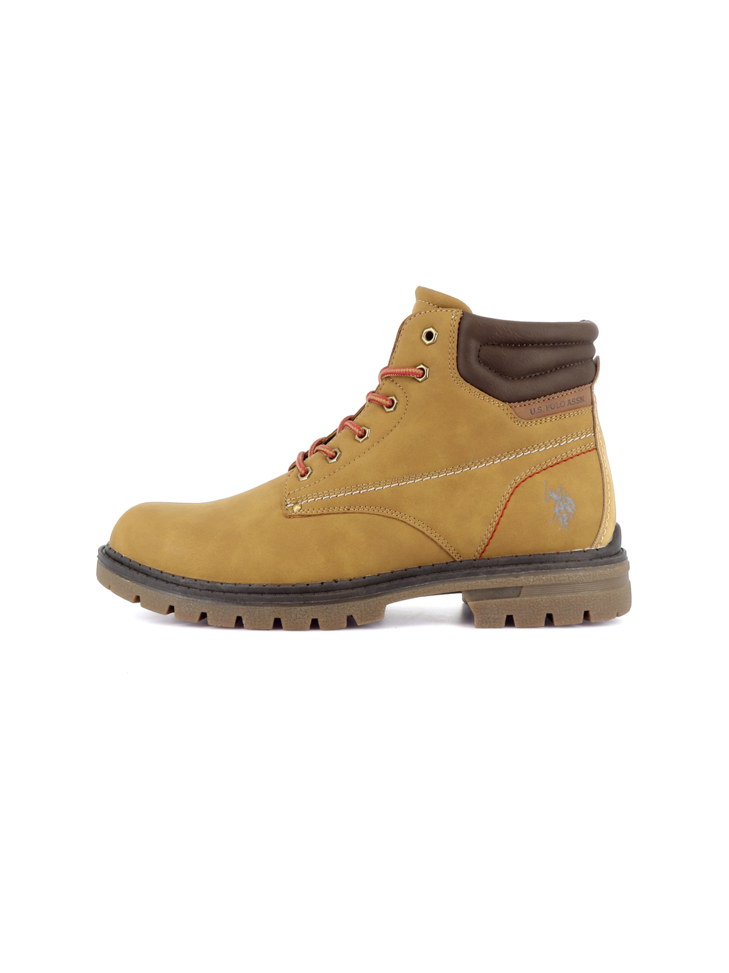 Bottines à lacets 'Ohio' US POLO ASSN. en beige : devant