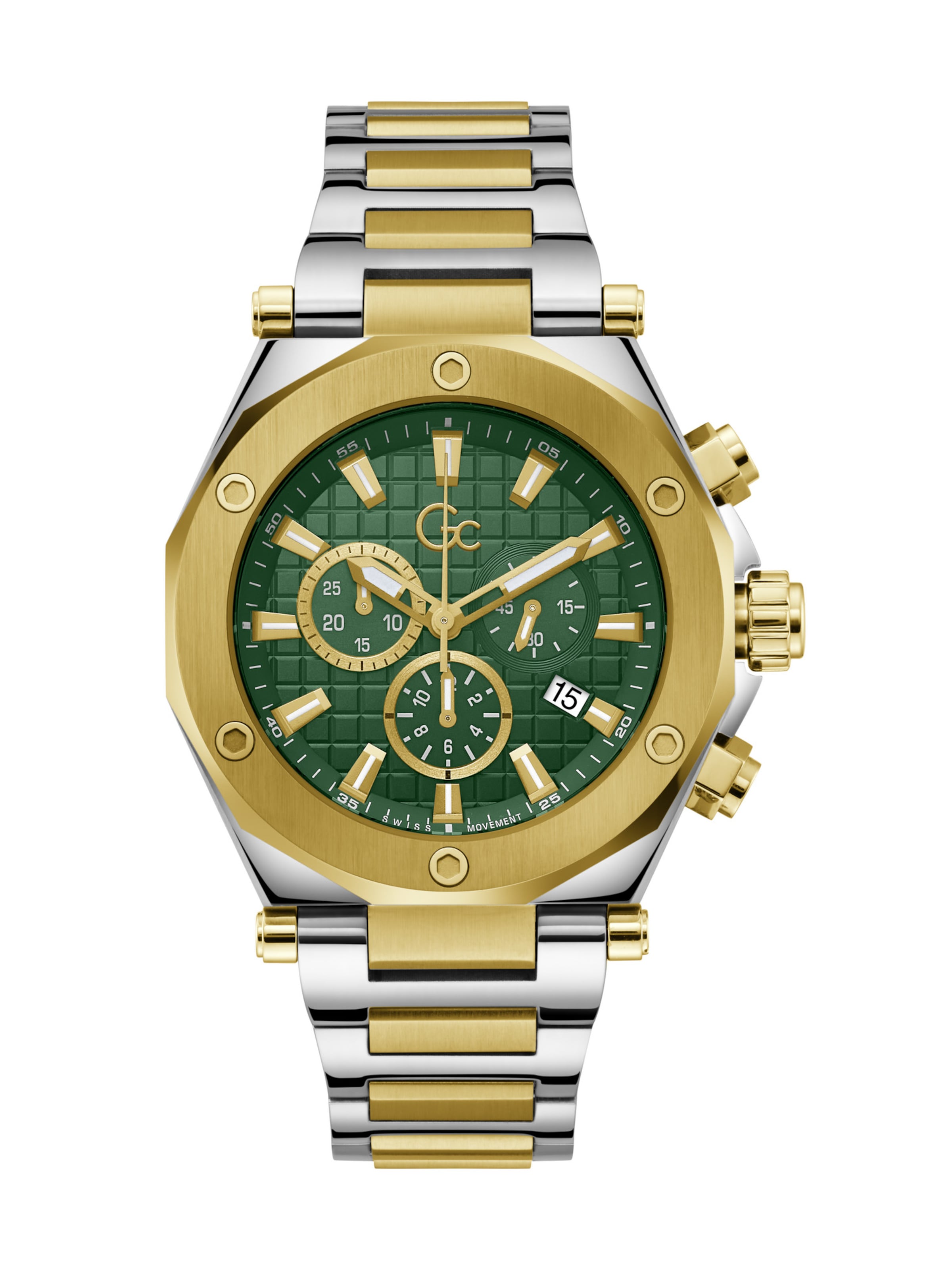 Gc Uhr 'Legacy' in Silber: Vorderseite