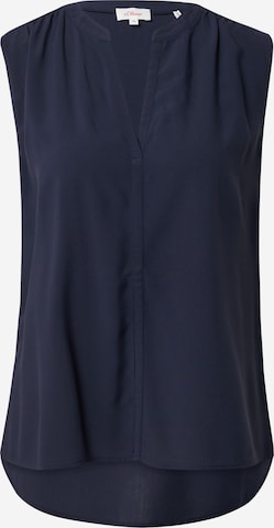 s.Oliver - Blusa em azul: frente