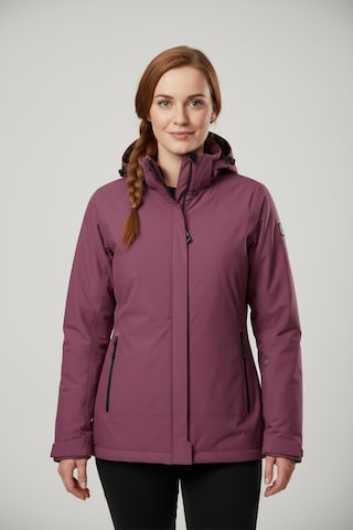KILLTEC Outdoor Jacket in Purple: front