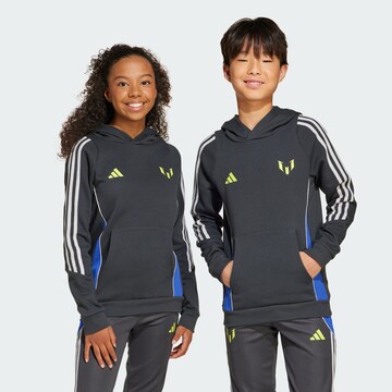 ADIDAS PERFORMANCE Sports sweatshirt 'Messi' in Grey: front