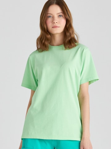Rockupy Oversizeshirt 'Malin' in Grün: Vorderseite