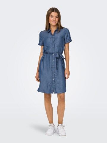 JDY Shirt Dress 'JASPER' in Blue: front