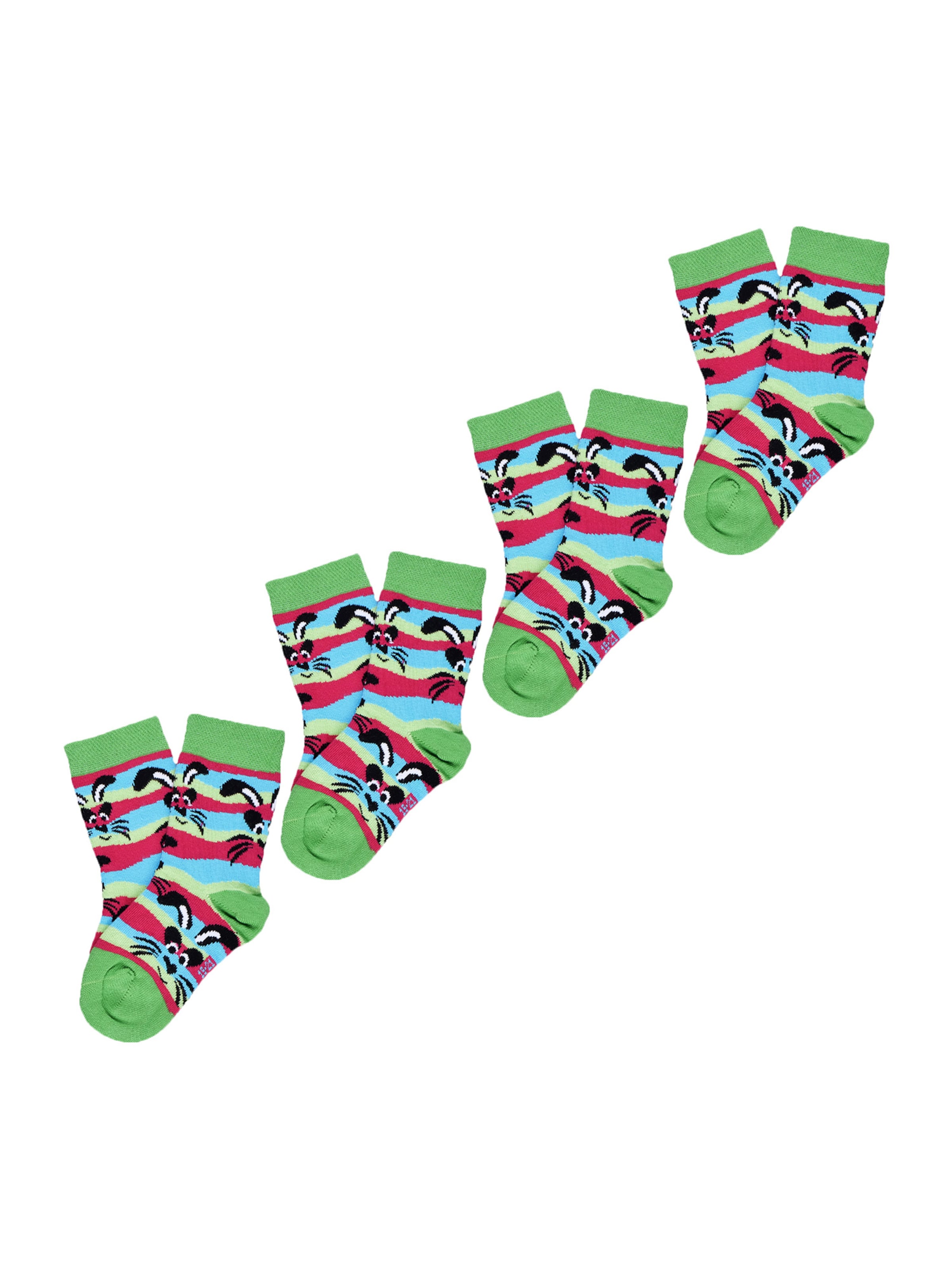 UNABUX Socks ' Prints ' in Mixed colors: front