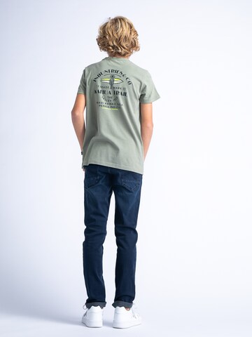 Petrol Industries T-Shirt 'Sungold' in Grün