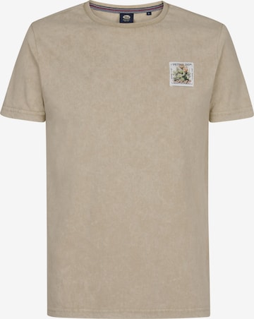 Petrol Industries Shirt 'Mineral' in Beige: voorkant