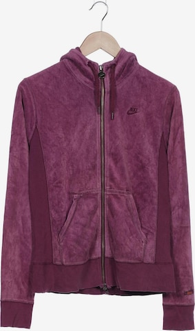 NIKE Kapuzenpullover M in Lila: predná strana