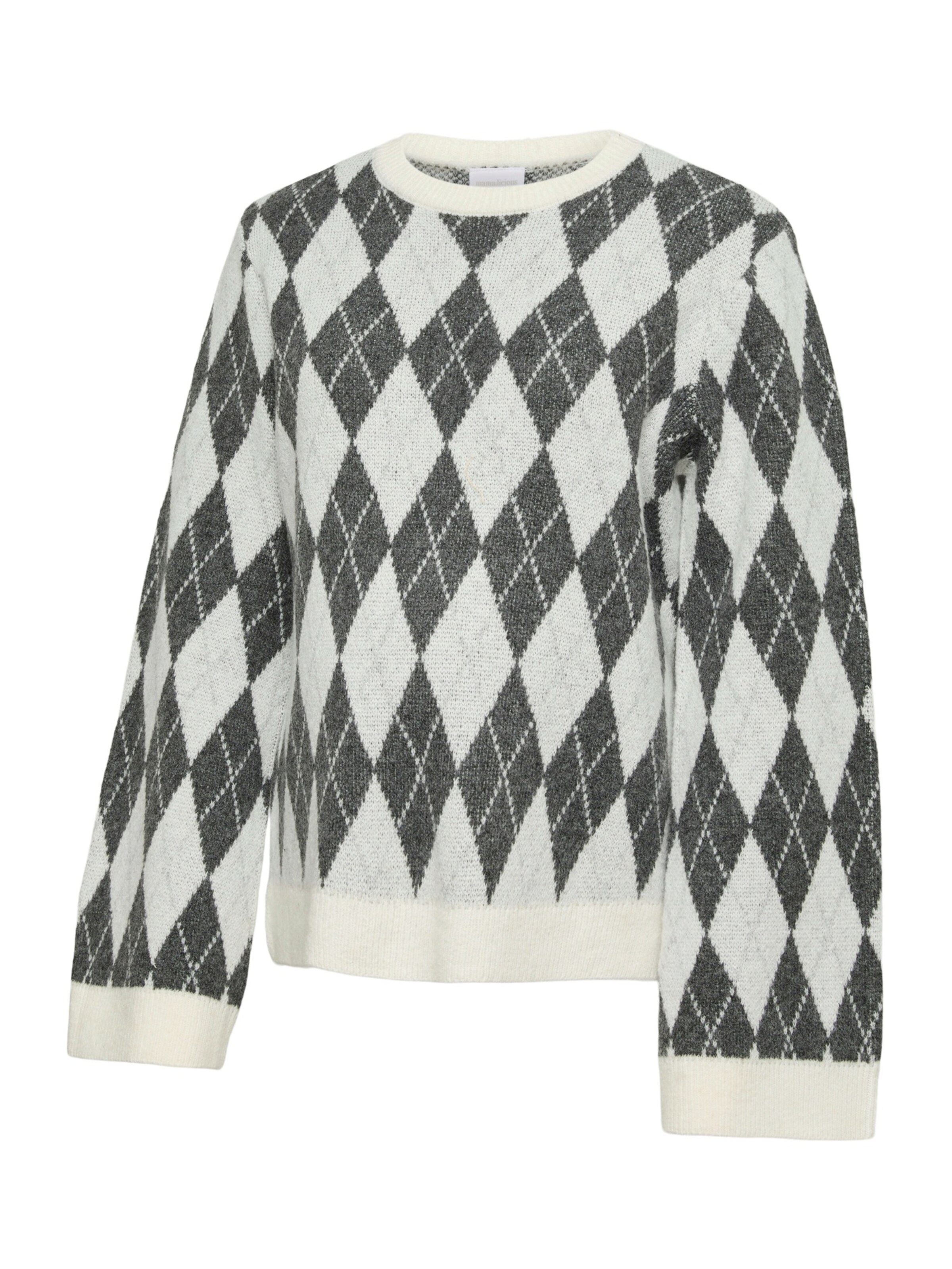 Pull-over 'MLARGYLE VITA' MAMALICIOUS en beige : devant