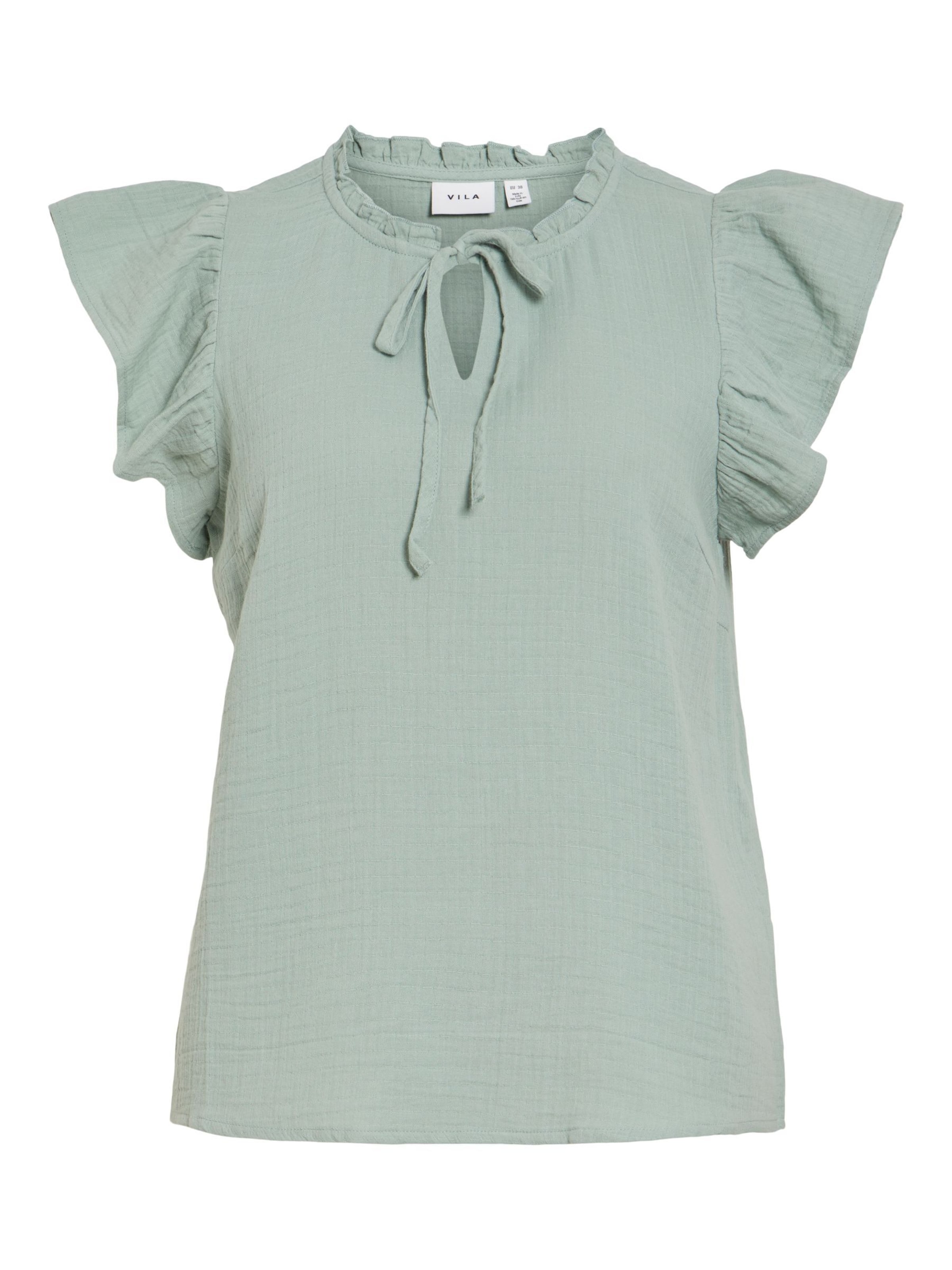 VILA Bluse 'VILania' i blå: forside