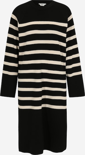 Rochie tricotat 'ESTER' OBJECT Tall pe negru / alb murdar, Vizualizare produs
