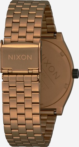 Montre à affichage analogique 'Time Teller' Nixon en marron