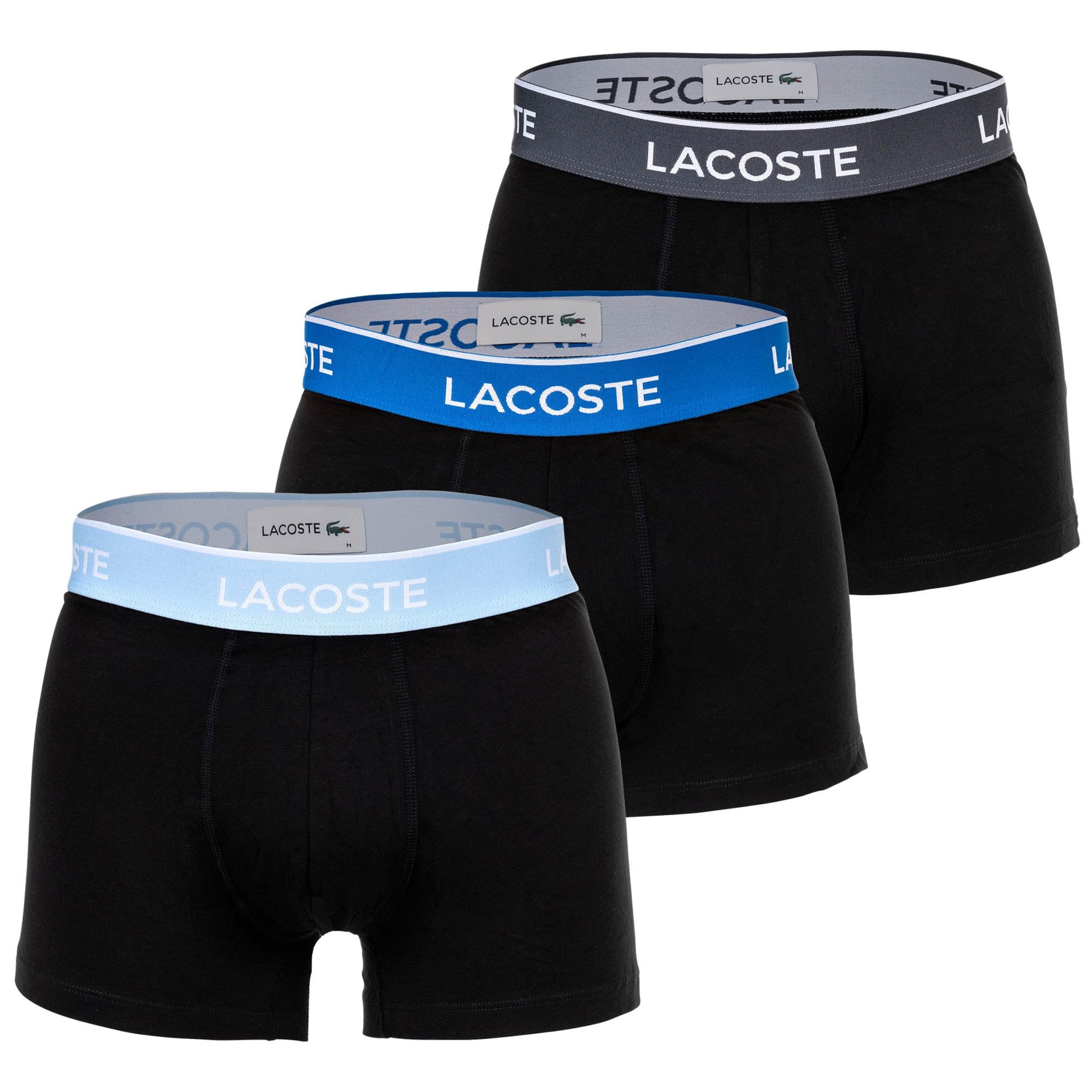 Boxer di LACOSTE in nero: frontale
