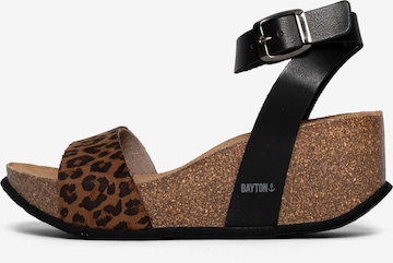 juoda Bayton Sandalai 'SOL': priekis