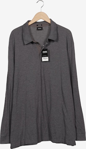 BOSS Black Poloshirt 4XL in Grau: Vorderseite