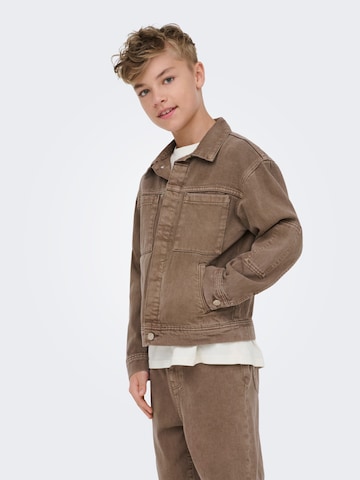 Giacca di mezza stagione 'OSJENTIRE' di Only & Sons Junior in marrone: frontale