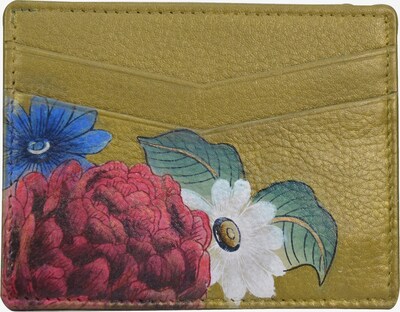 ANUSCHKA Kartenetui Dreamy Floral (Handbemaltes Leder) in mischfarben, Produktansicht