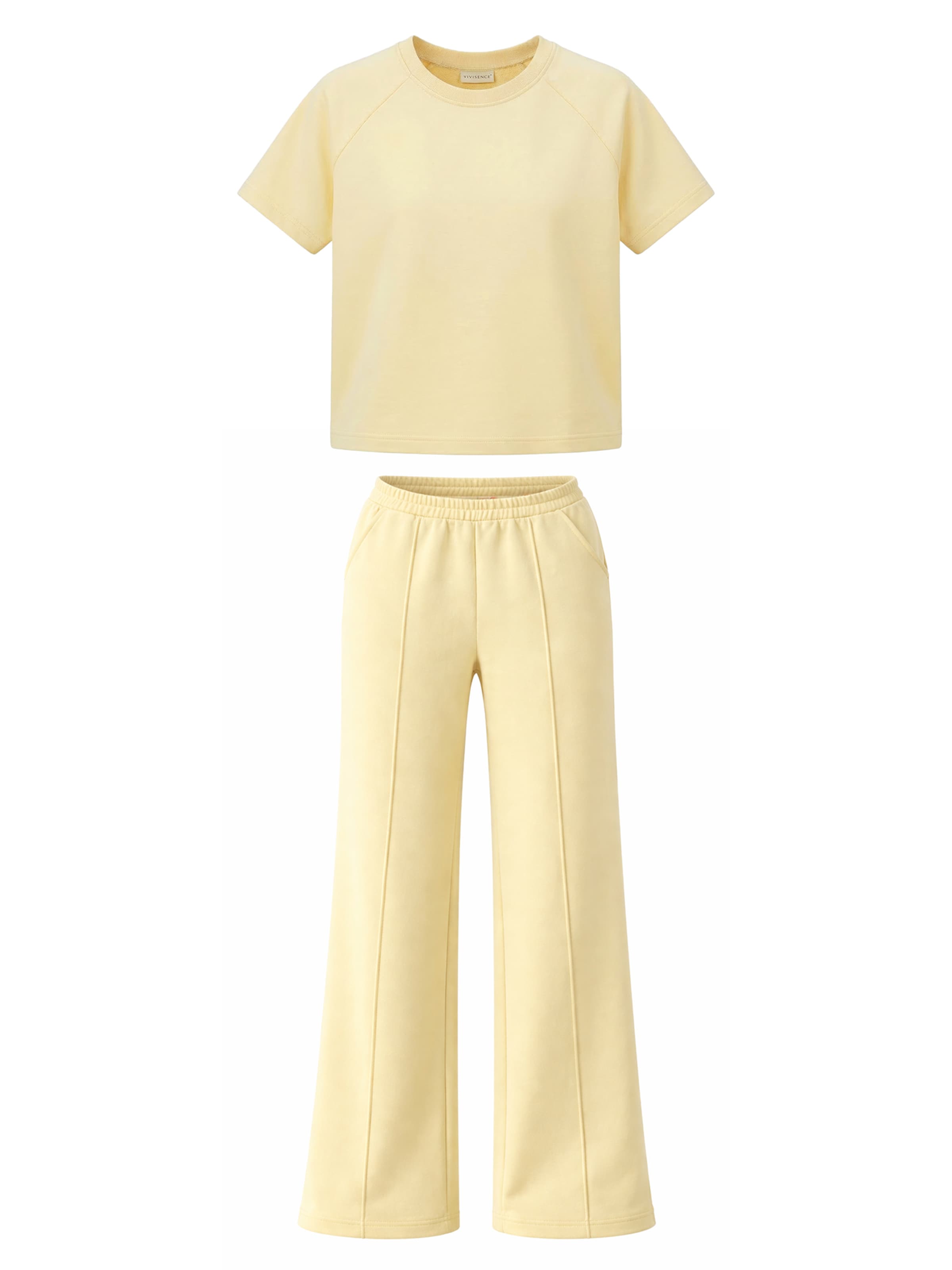 Vivisence Sweatsuit '9209 Set' in Yellow: front