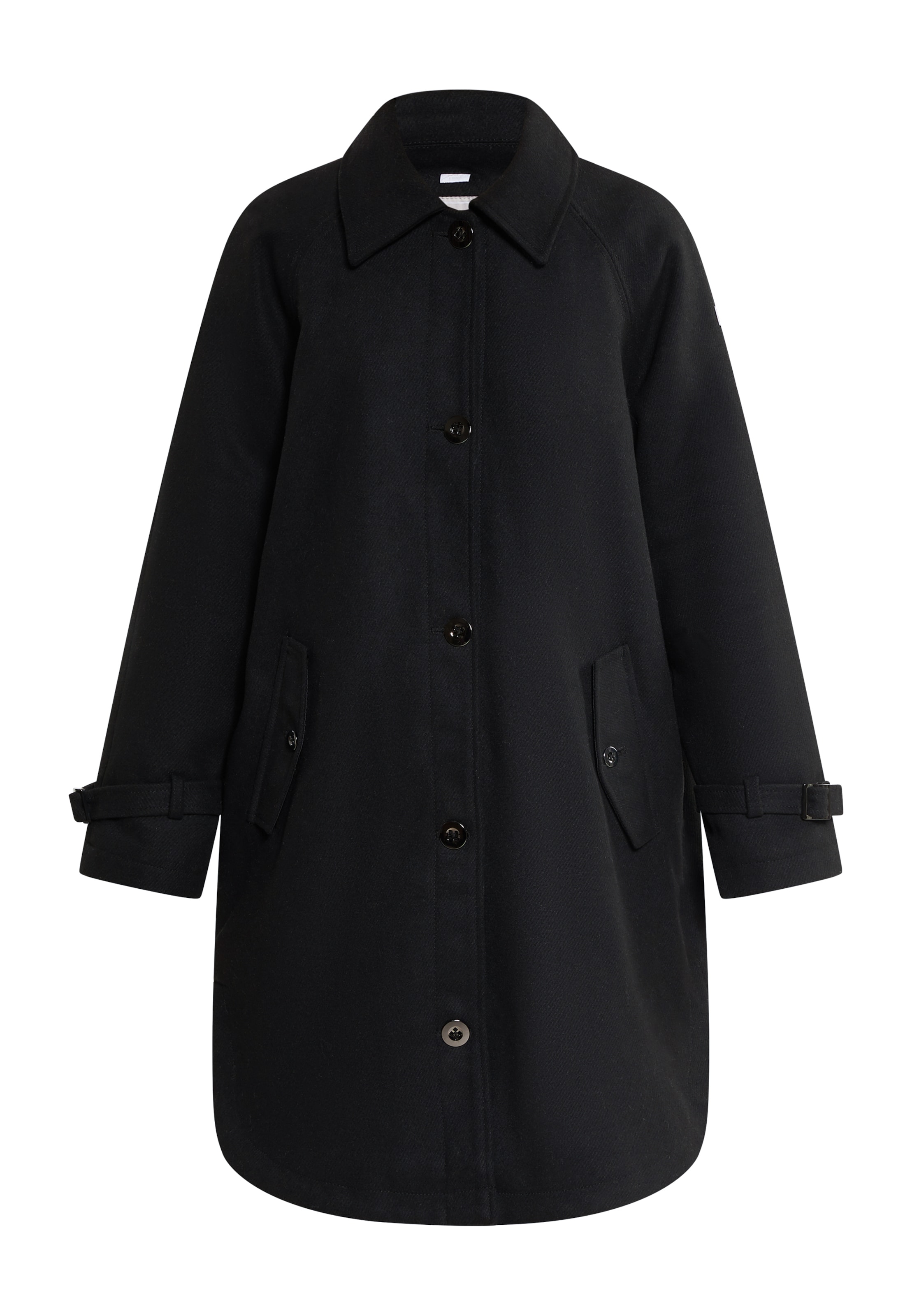 RISA - Abrigo de entretiempo en negro: frente