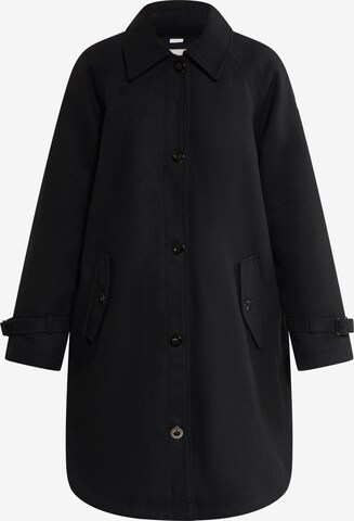 RISA Between-seasons coat in Black: front