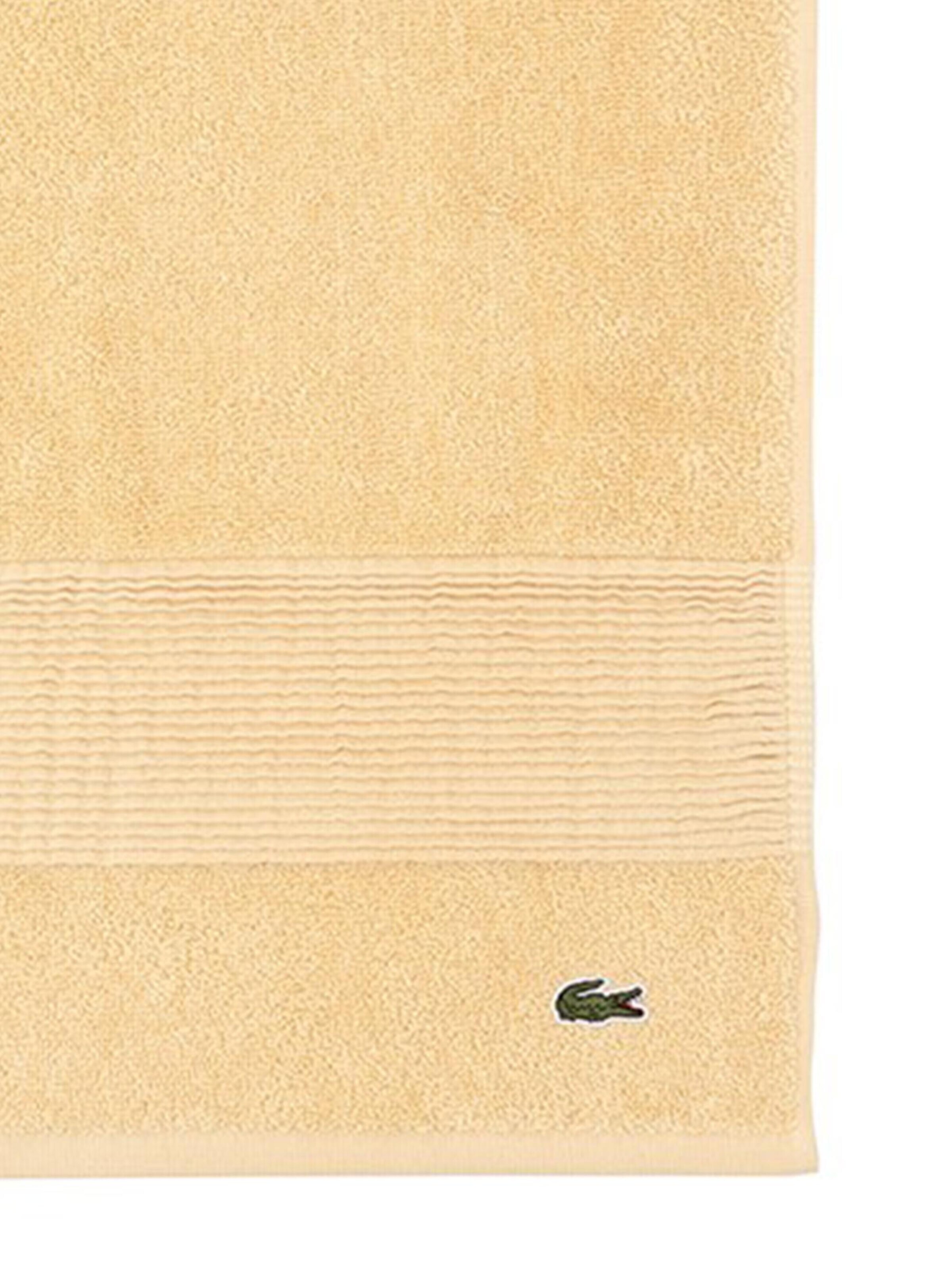 LACOSTE Handtuch 'LLECROCO'‌ in Beige