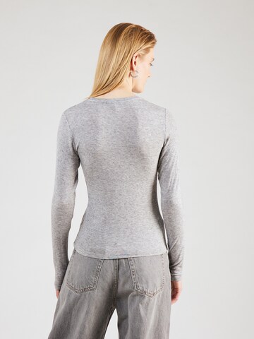 VERO MODA Shirt 'VINI' in Grey