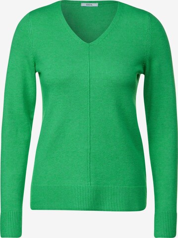 CECIL Sweater in Green: front