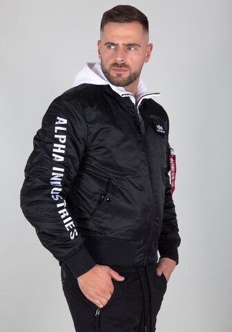 ALPHA INDUSTRIES Демисезонная куртка в Черный