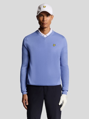 Lyle & Scott Trui in Blauw: voorkant