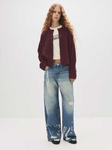 Pull&Bear Strickjacke in Rot