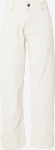 SISTERS POINT Wide leg Jeans 'OTILA' in Wit: voorkant