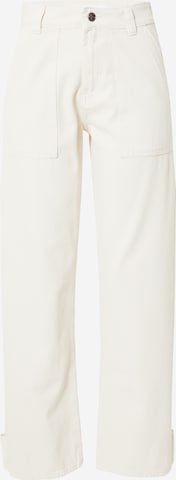 SISTERS POINT Wide leg Jeans 'OTILA' i vit: framsida