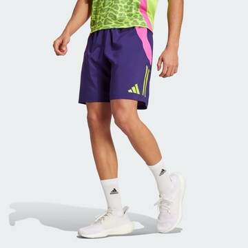 Regular Pantalon de sport ADIDAS PERFORMANCE en violet : devant