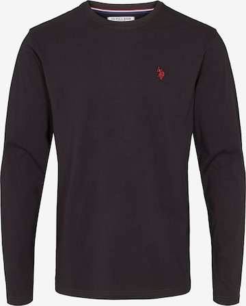 T-Shirt 'Brolin' U.S. POLO ASSN. en noir : devant