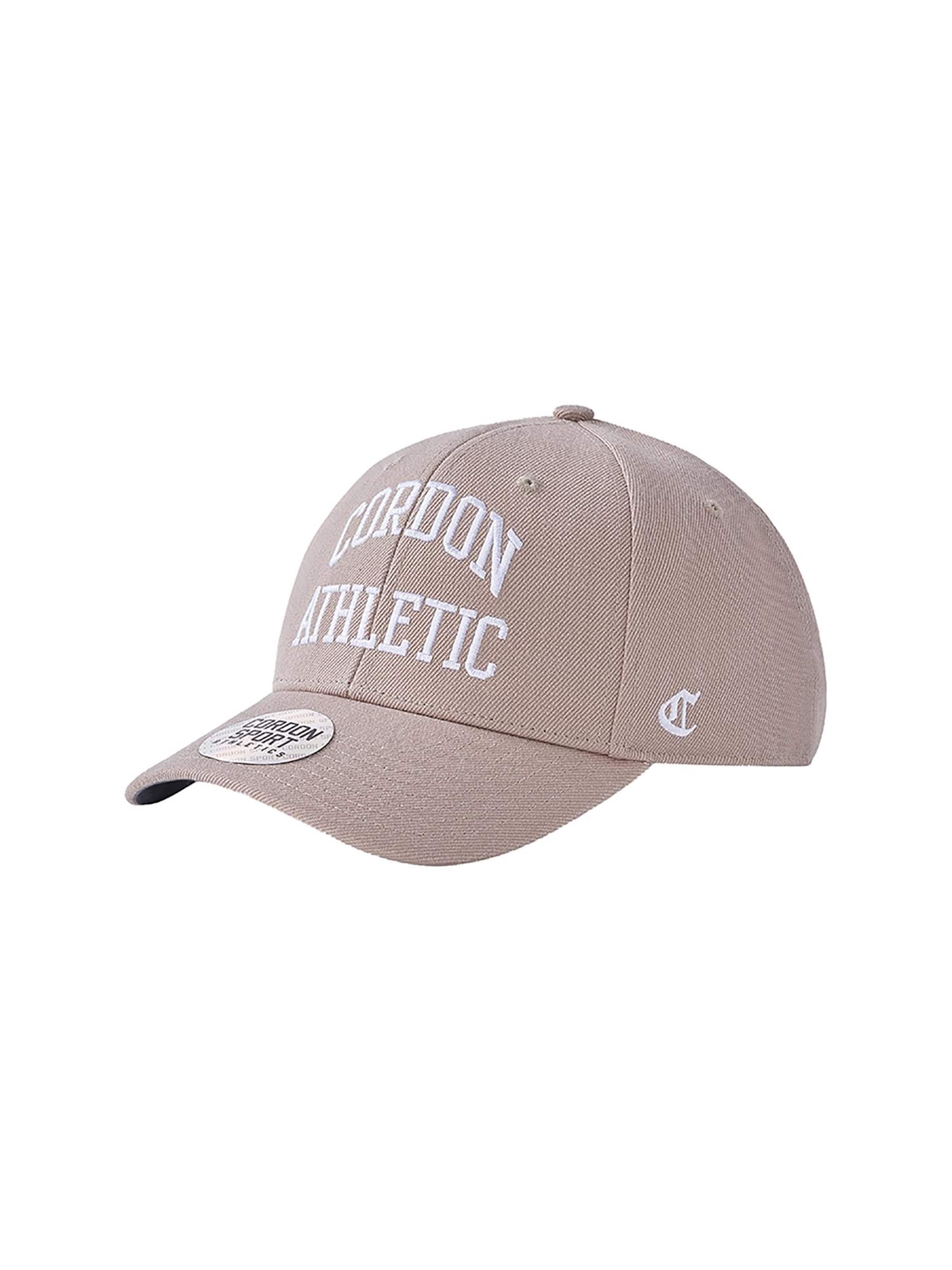 Cordon Sport Cap 'King' in Beige: front