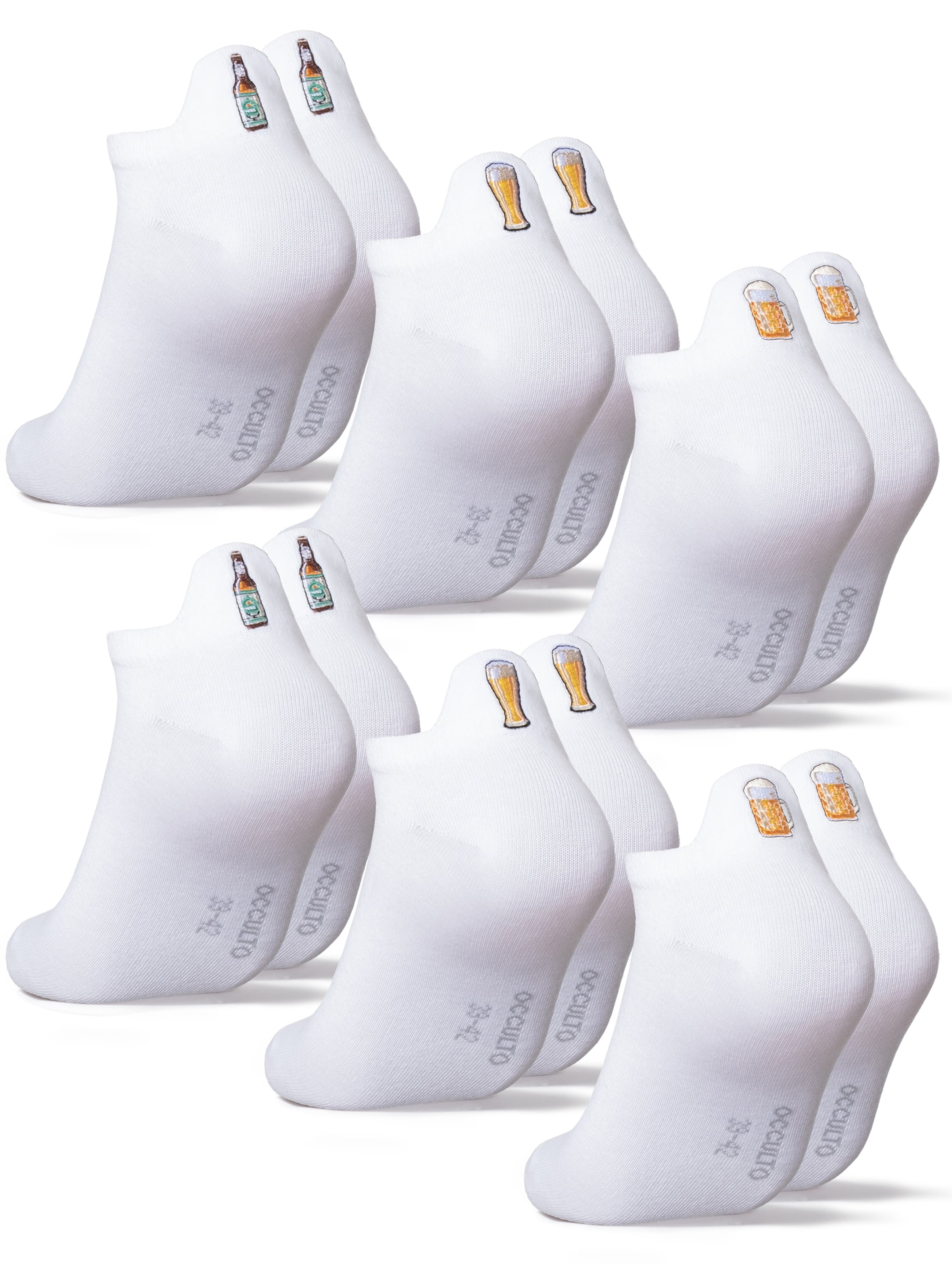 Occulto Socken 'Luca' in Gelb: Vorderseite