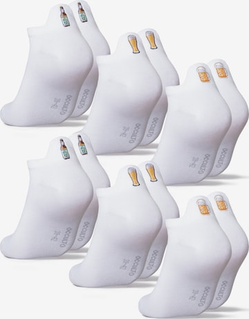 Occulto Socken 'Luca' in Gelb: Vorderseite