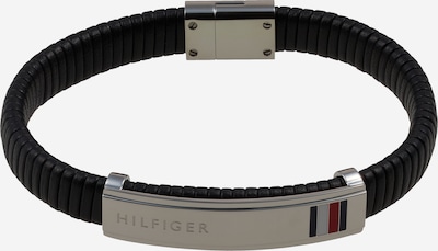 TOMMY HILFIGER Armband in de kleur Zwart / Zilver, Productweergave