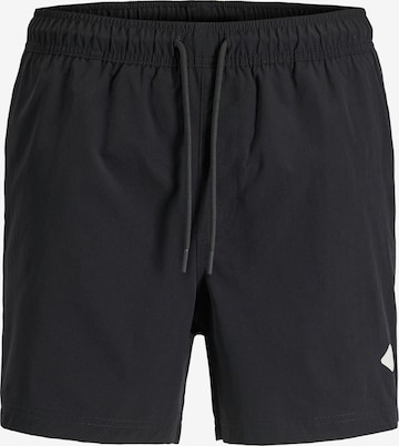 Jack & Jones Plus - Bermudas 'JPSTMAUI' en negro: frente