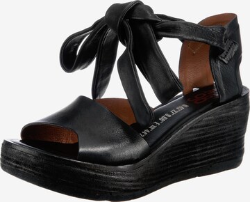 A.S.98 Sandals 'Noa' in Black: front