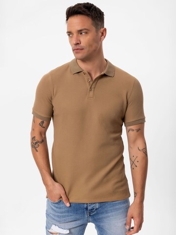 Daniel Hills - Camiseta en marrón: frente